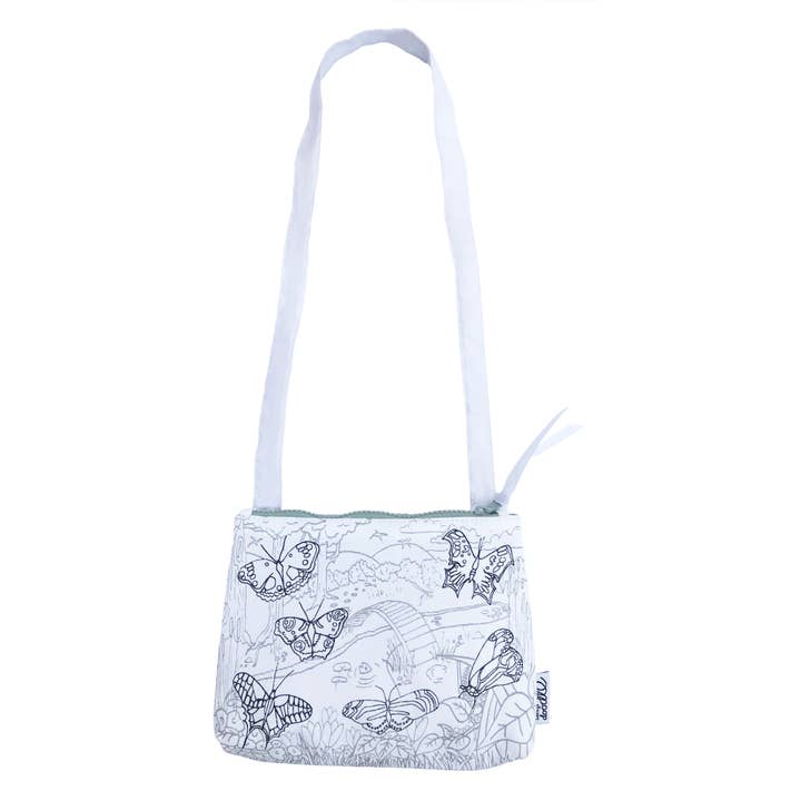 eatsleepdoodle - Wholesale DIY Craft Kit - Kids - Kids Butterfly Bag Color In Craft Kit4