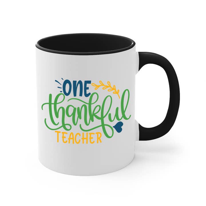 Mugs R Us - Vendita all'ingrosso Tazza - one thankful teacher Style 156#- Tazza da insegnante/tazza da caffè1