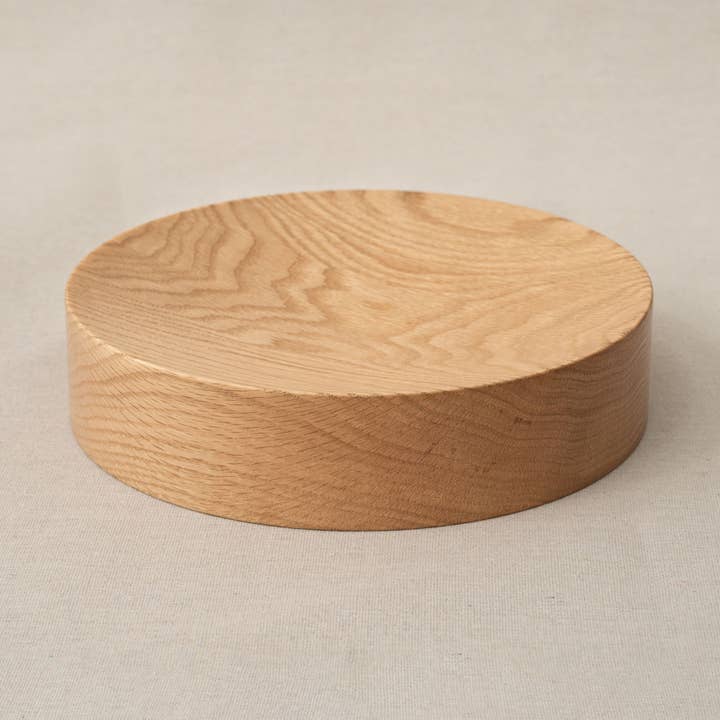 Medium Catchall Dish in oak for wholesale by Pare