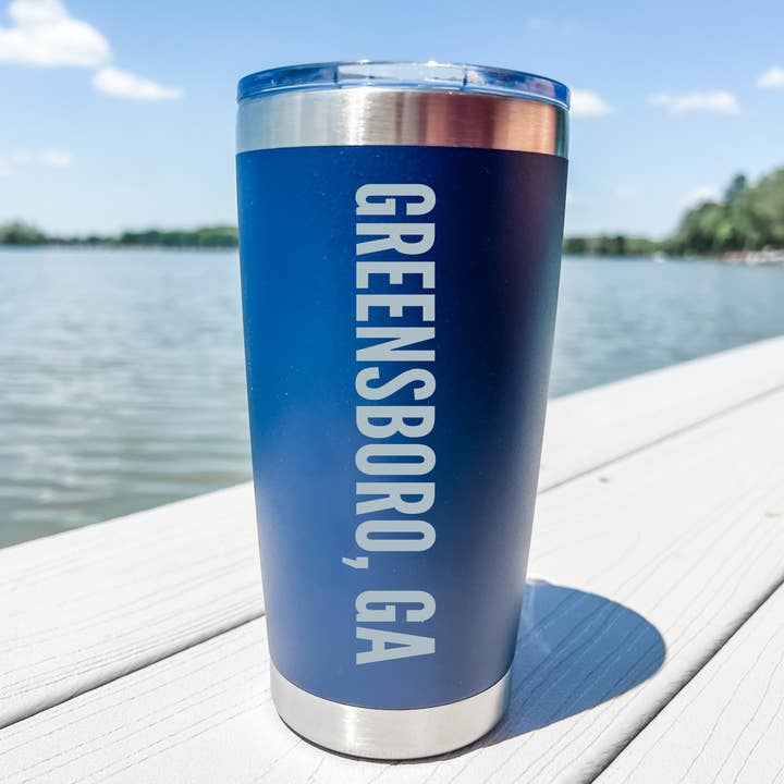 Southern Girl Supply Co - Venta al por mayor Vaso termo - Vaso personalizado de acero inoxidable de 20 oz grabado con láser