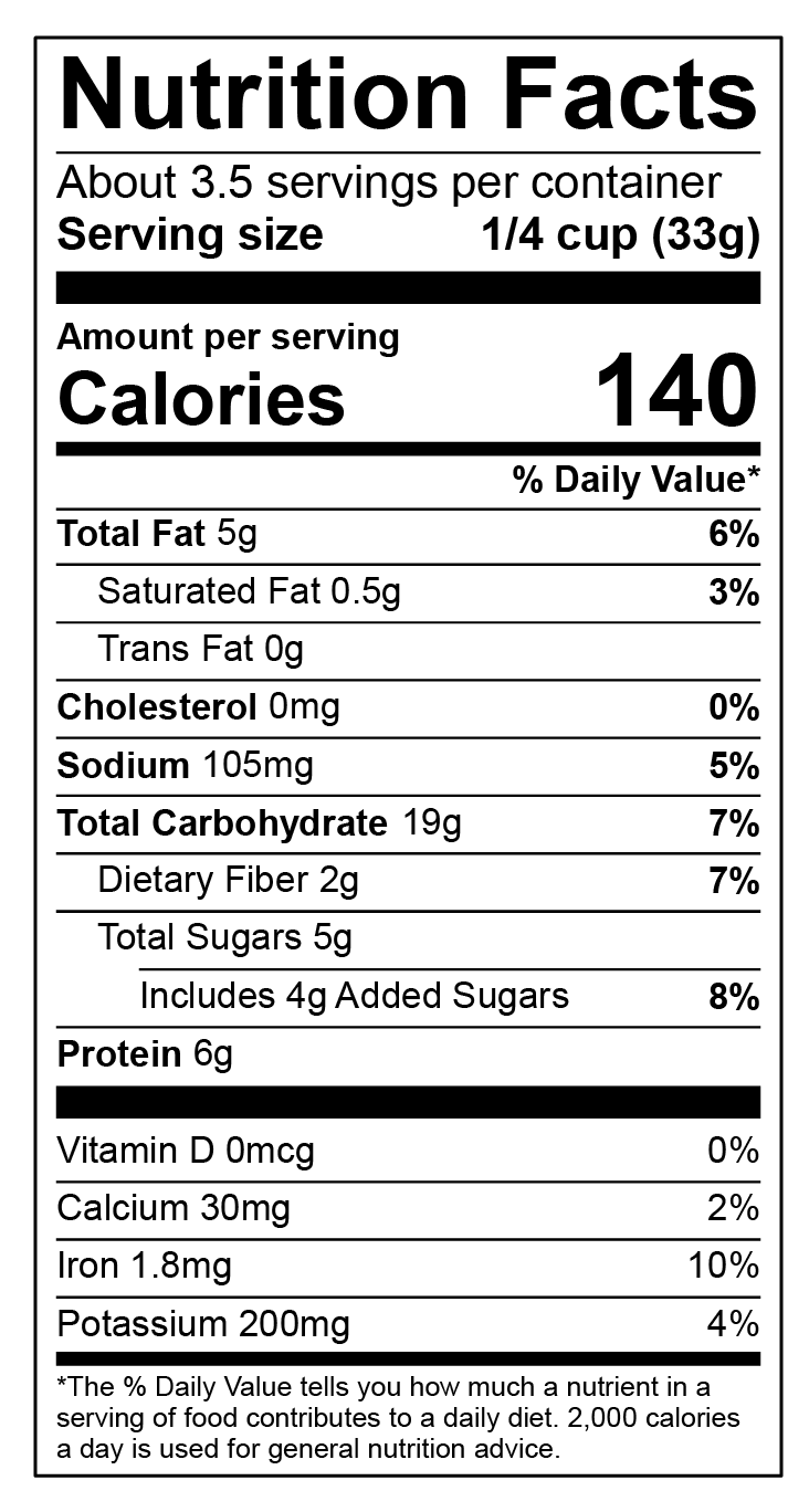 Pro-Chi – wholesale Snack bar – Protein Crunch, Tahini (4 oz. Bag)3