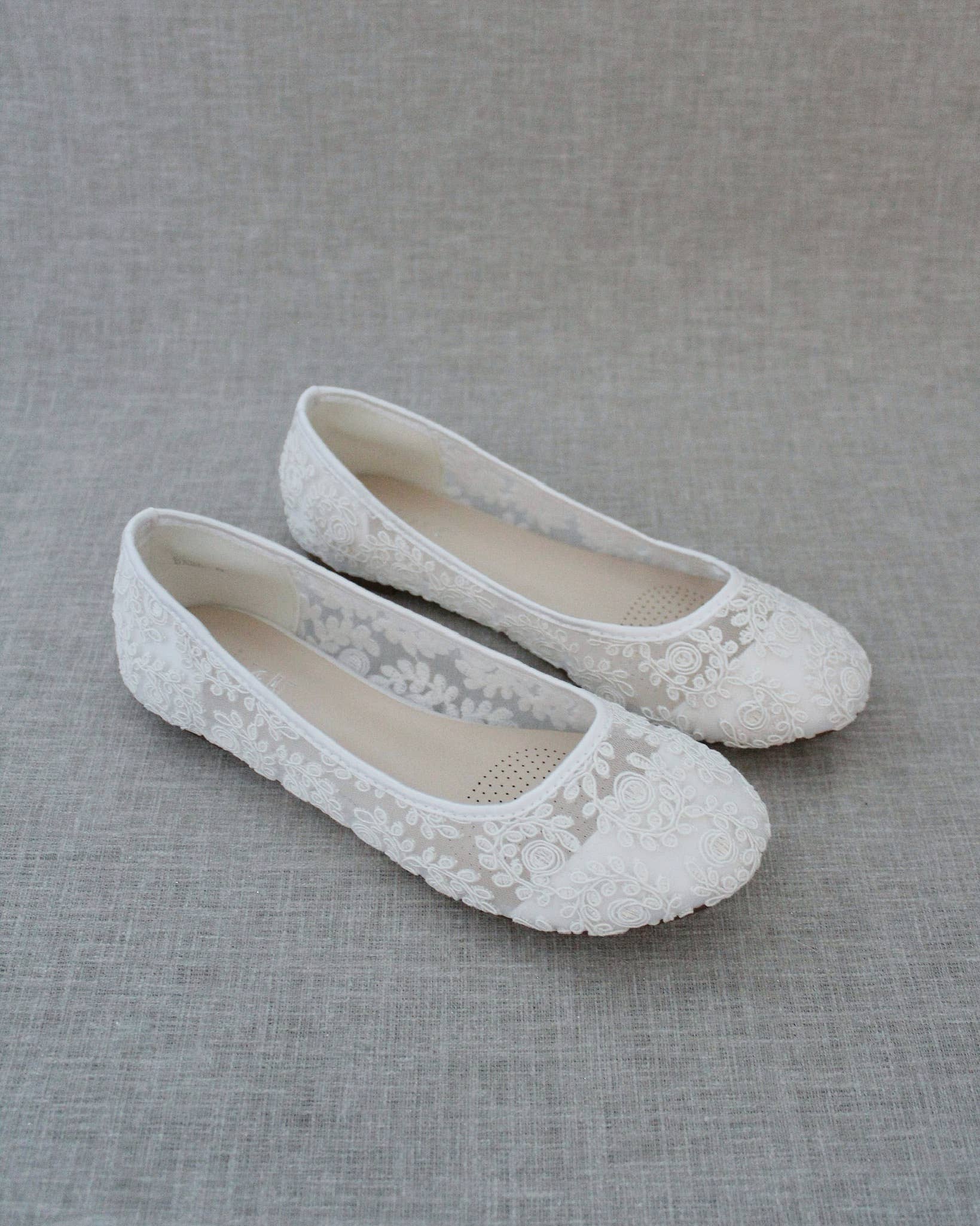 Kailee P. - Wholesale Flats - Women's - Crochet Lace Ballet Flats1