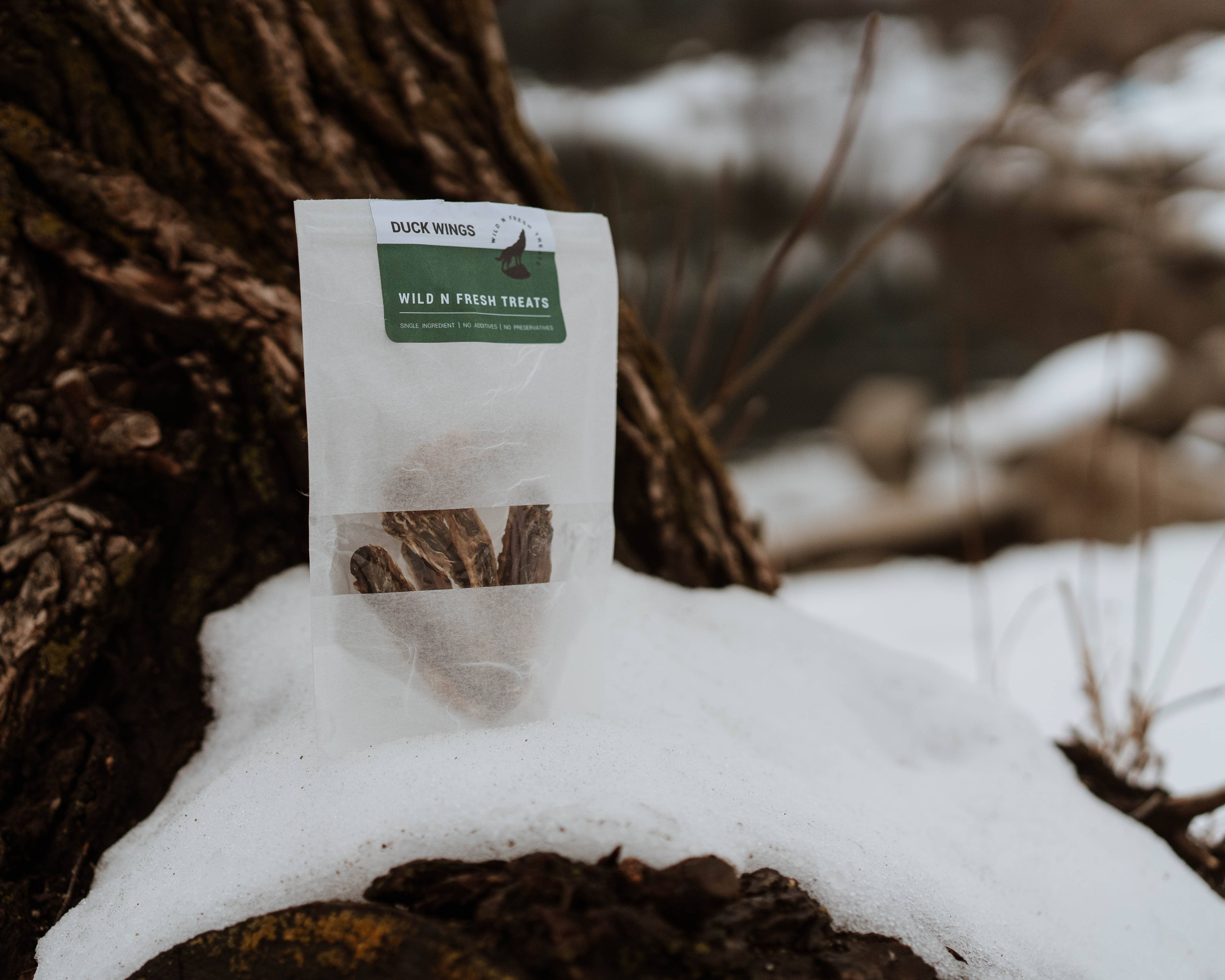 Wild n Fresh Treats - Wholesale Pet Treats - Dog - Dehydrated Duck Wings4