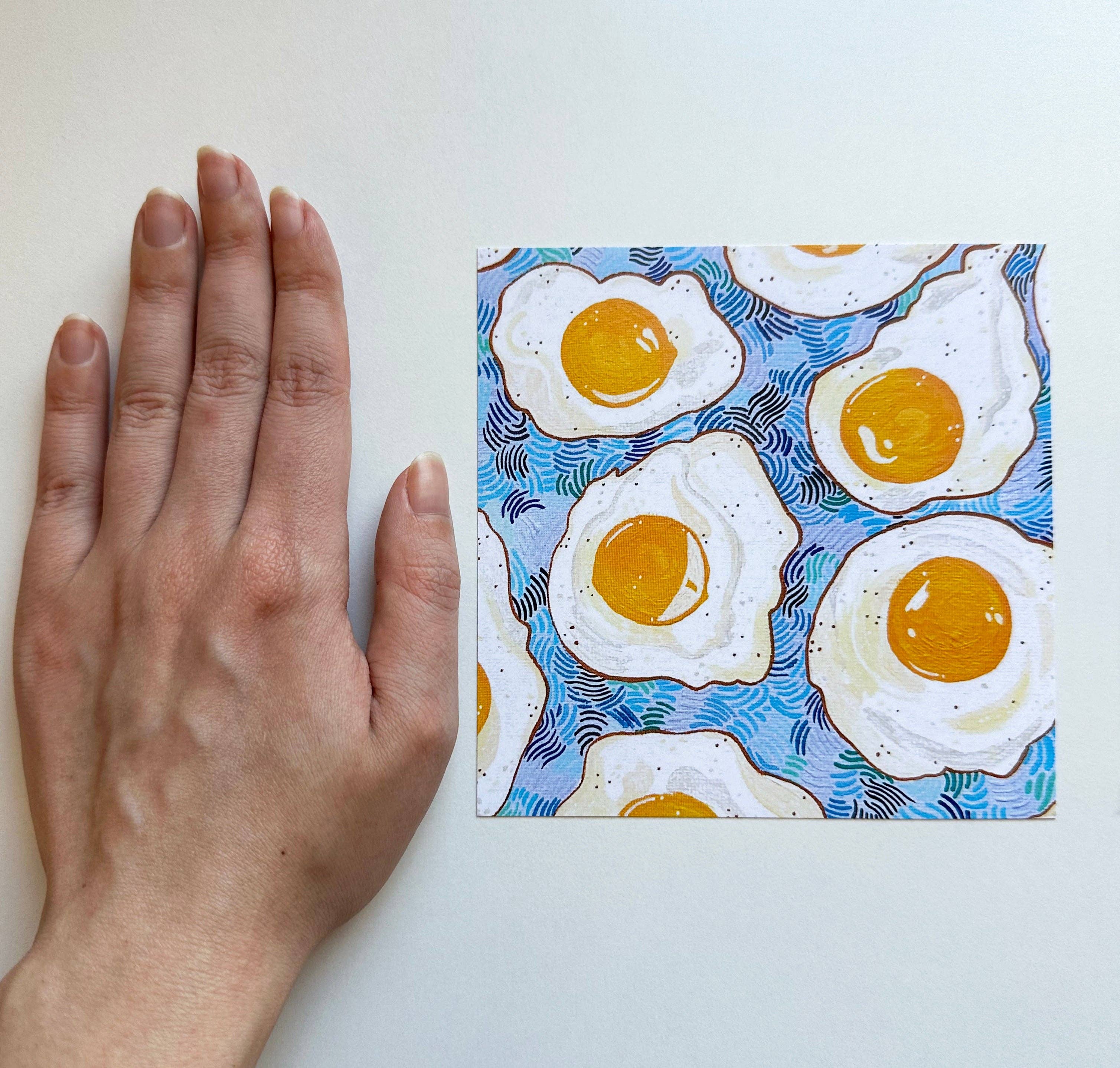 lu bremer design - Wholesale Art Print - eggs square mini art print - 5x55