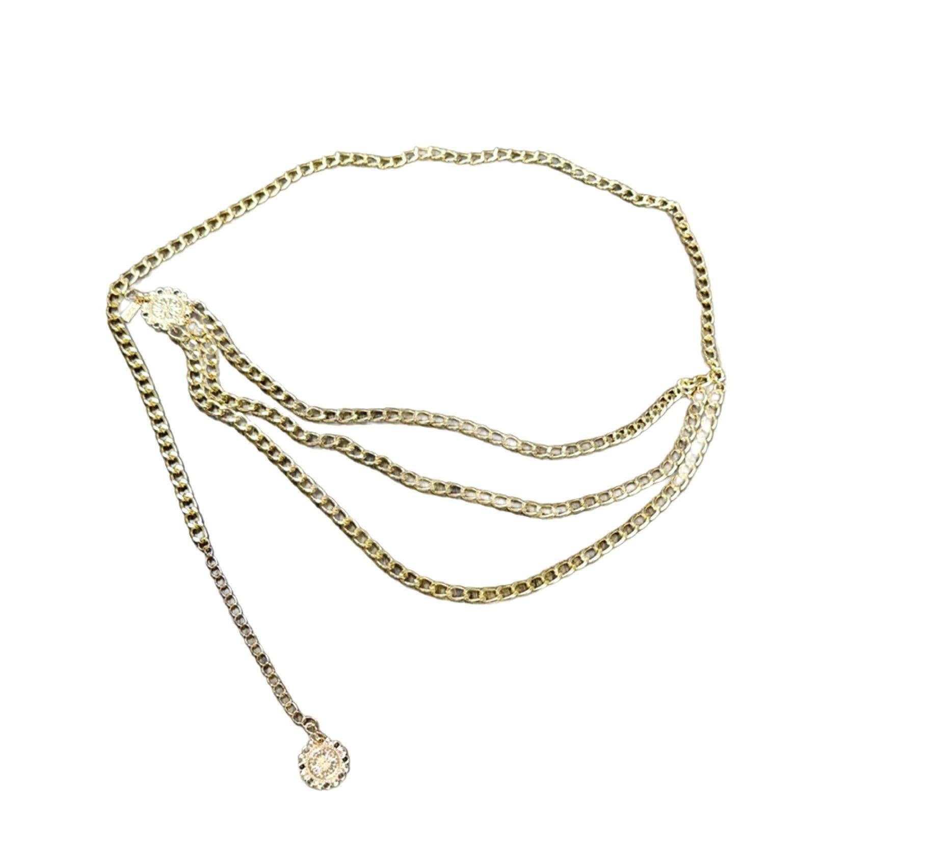 Pink Panache Brands - Wholesale Belt - Women's - Three layer chain belt, last call0