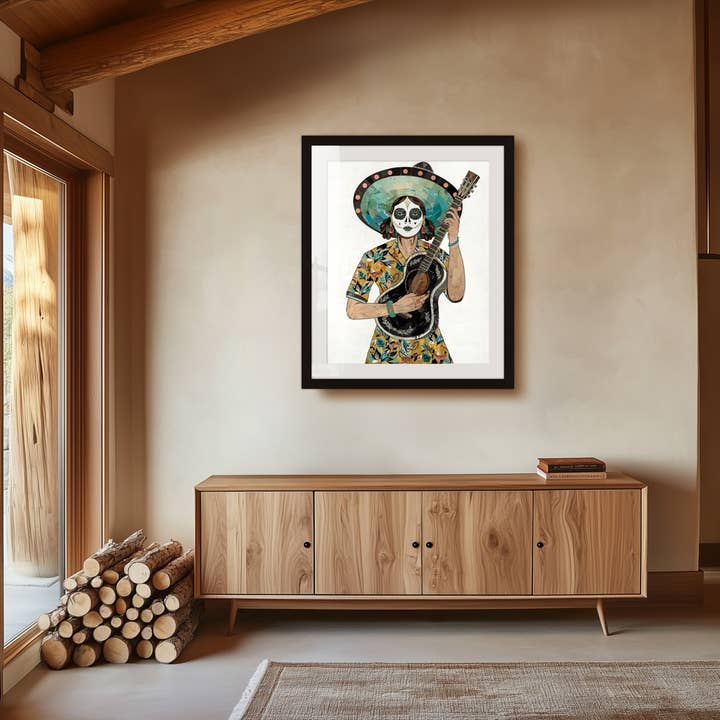 Art Print | Day of the Dead Wall Art | FAWN AND PHOENIX for wholesale by Dolan Geiman