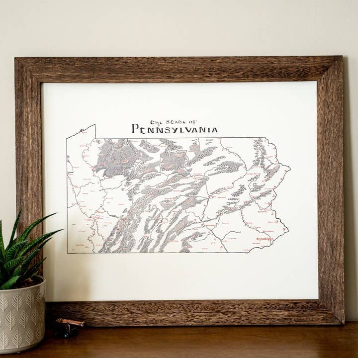 Pennsylvania Map for wholesale by Lord of Maps