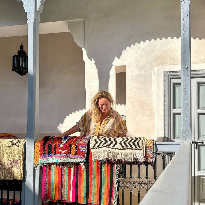 SOUK in the CITY – wholesale Area rug – TIZWIT “MOGADOR” — Mini Boujad Rugs13