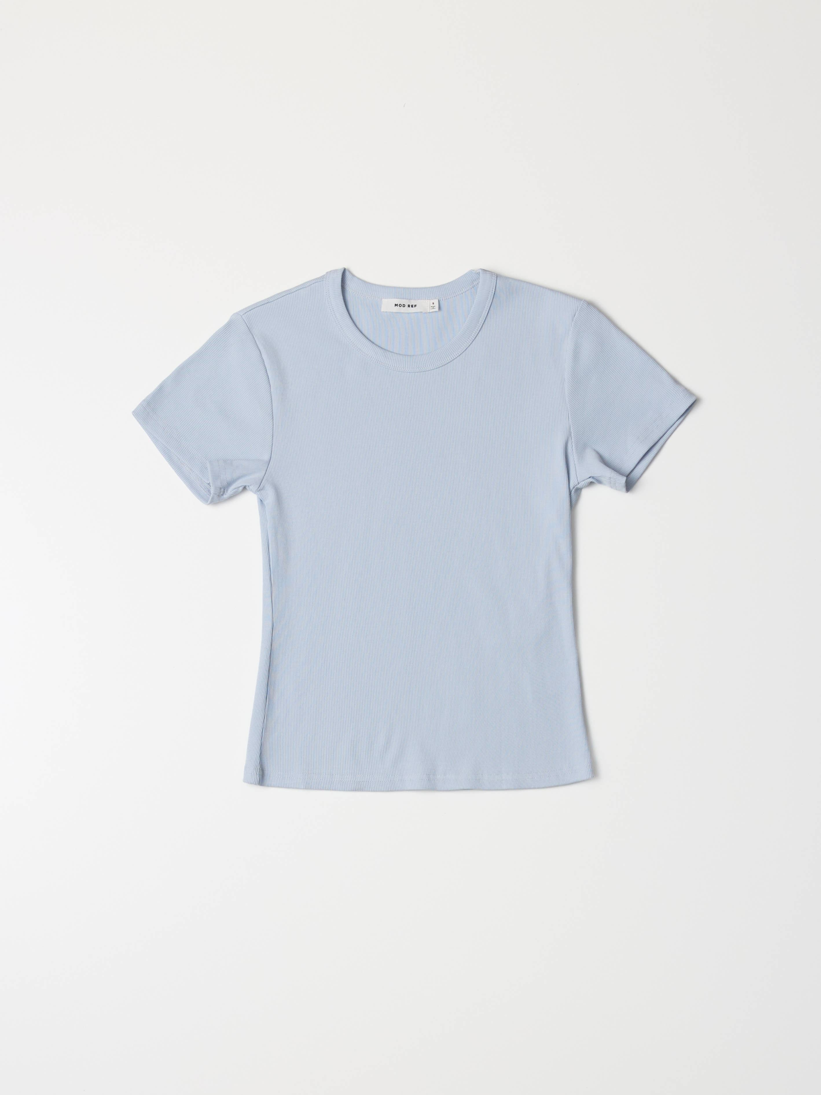 MOD REF - Wholesale T-Shirt - Women's - The Miller Top | Ribbed Short-Sleeve T-Shirt36