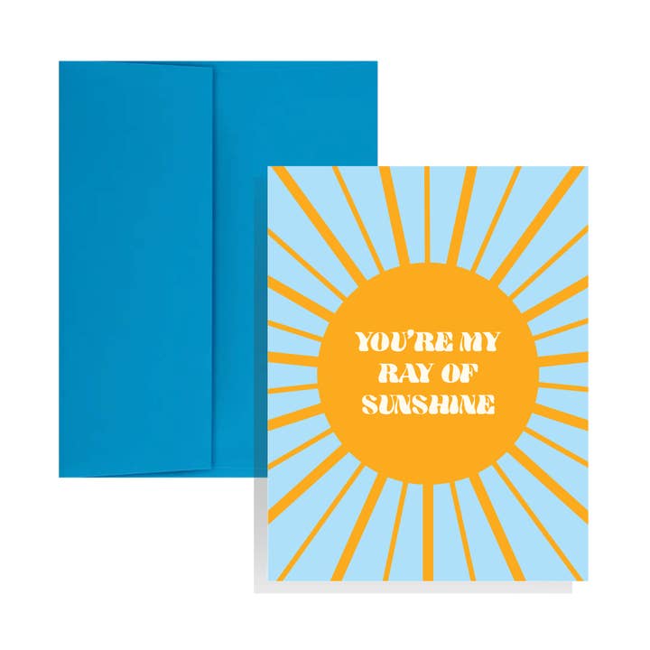 You're My Ray of Sunshine Card for wholesale by KGS Design Studio