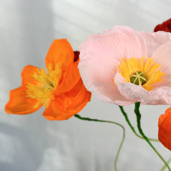 Beautiful Things By Bec - Wholesale Artificial Flowers - Paper Poppies