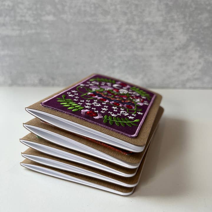 Rikrack - Wholesale Notebook - Turtle Embroidery Pocket Notebook3