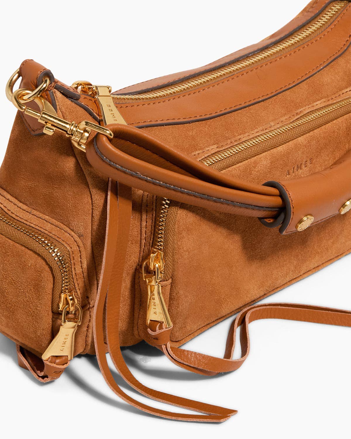 Rustik Karamel Ruskind Away We Go konvertibel skuldertaske for engroshandel på Faire5