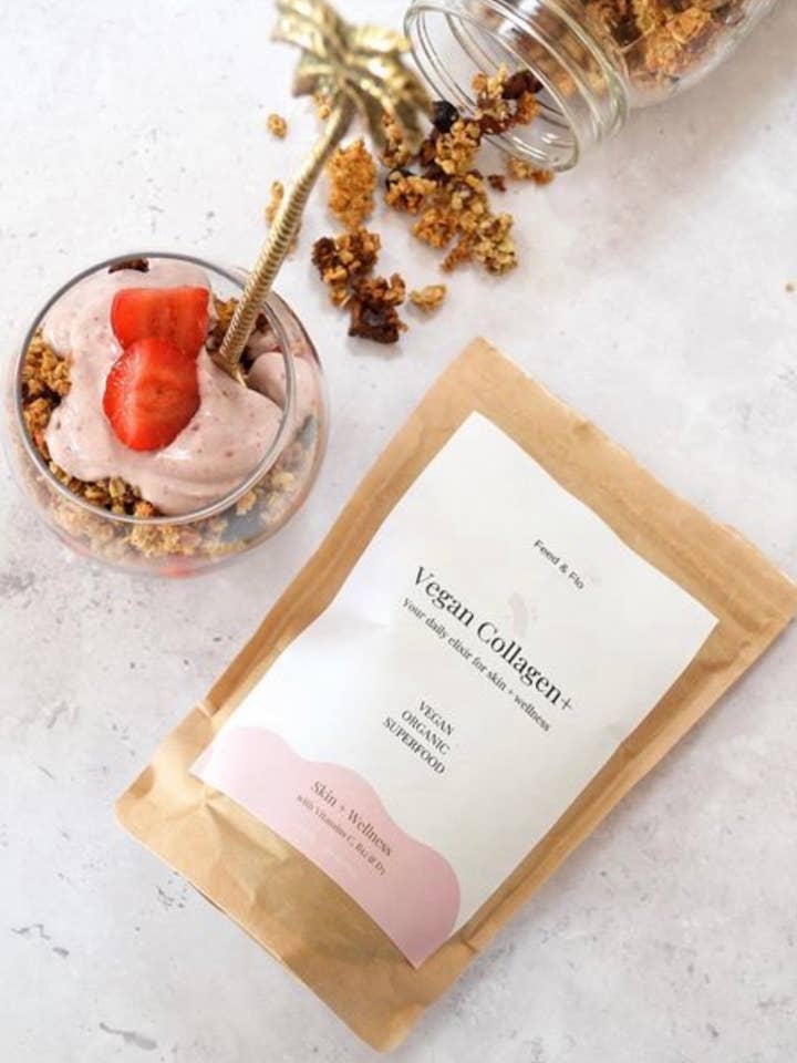 Vegan Collagen superfood mix for wholesale by Feed and Flo