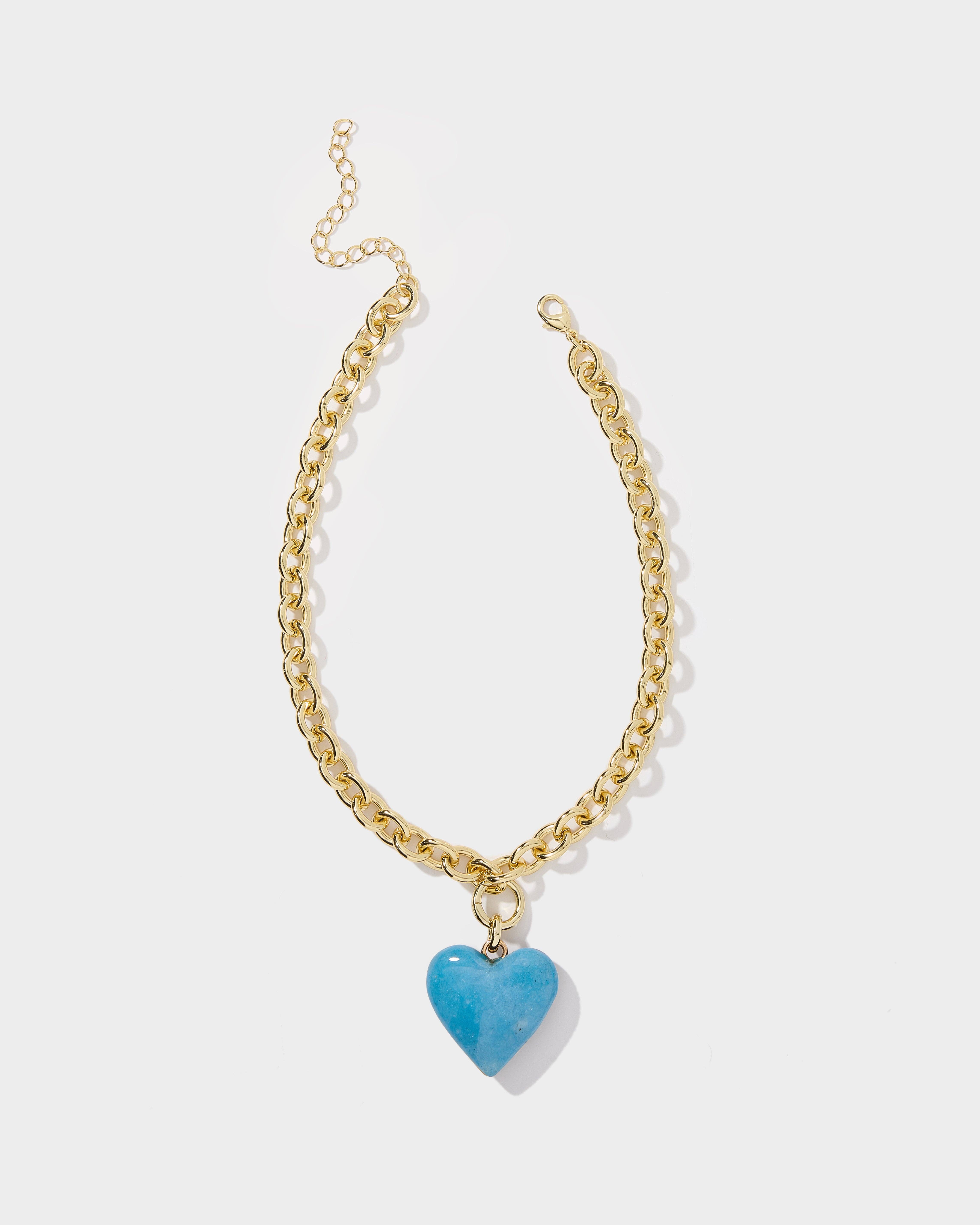 Allie + Bess - Wholesale Jewelry Set - Kira and Stone Heart Charm Set1