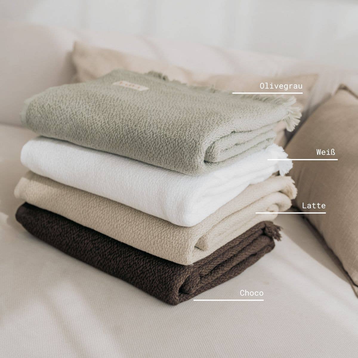 VAYVA - Vente Plaids - Couverture très douce | Plaid en bambou et coton pour le canapé3