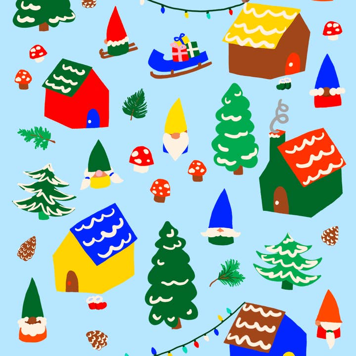 Hot Dang Press - Wholesale Sublimation transfer - Gnome for the Holidays Sheet Set1