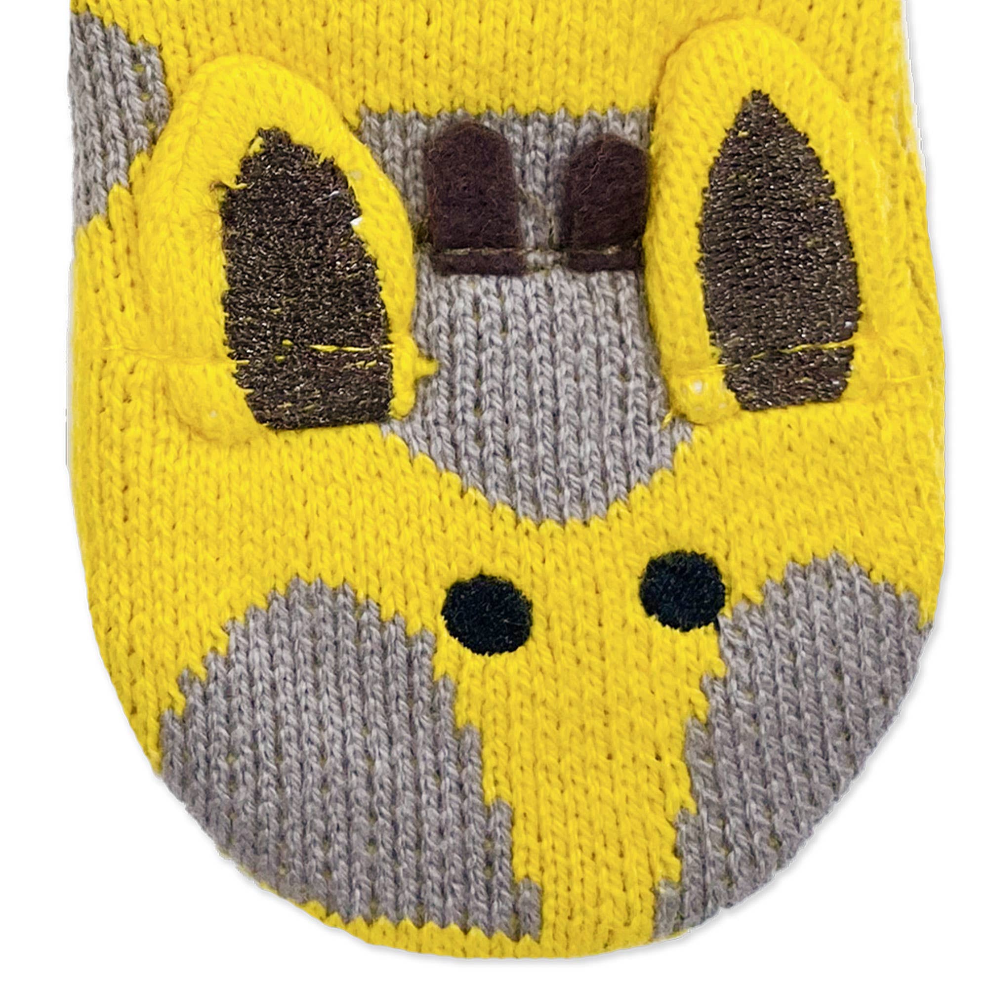 ZOOCCHINI - Wholesale Mittens - Kids - Baby/Toddler Knit Mittens - Jaime the Giraffe1