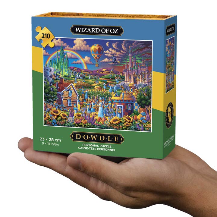 Wizard of Oz - Personal Puzzle - 210 Piece for wholesale by Boardwalk Puzzle Company