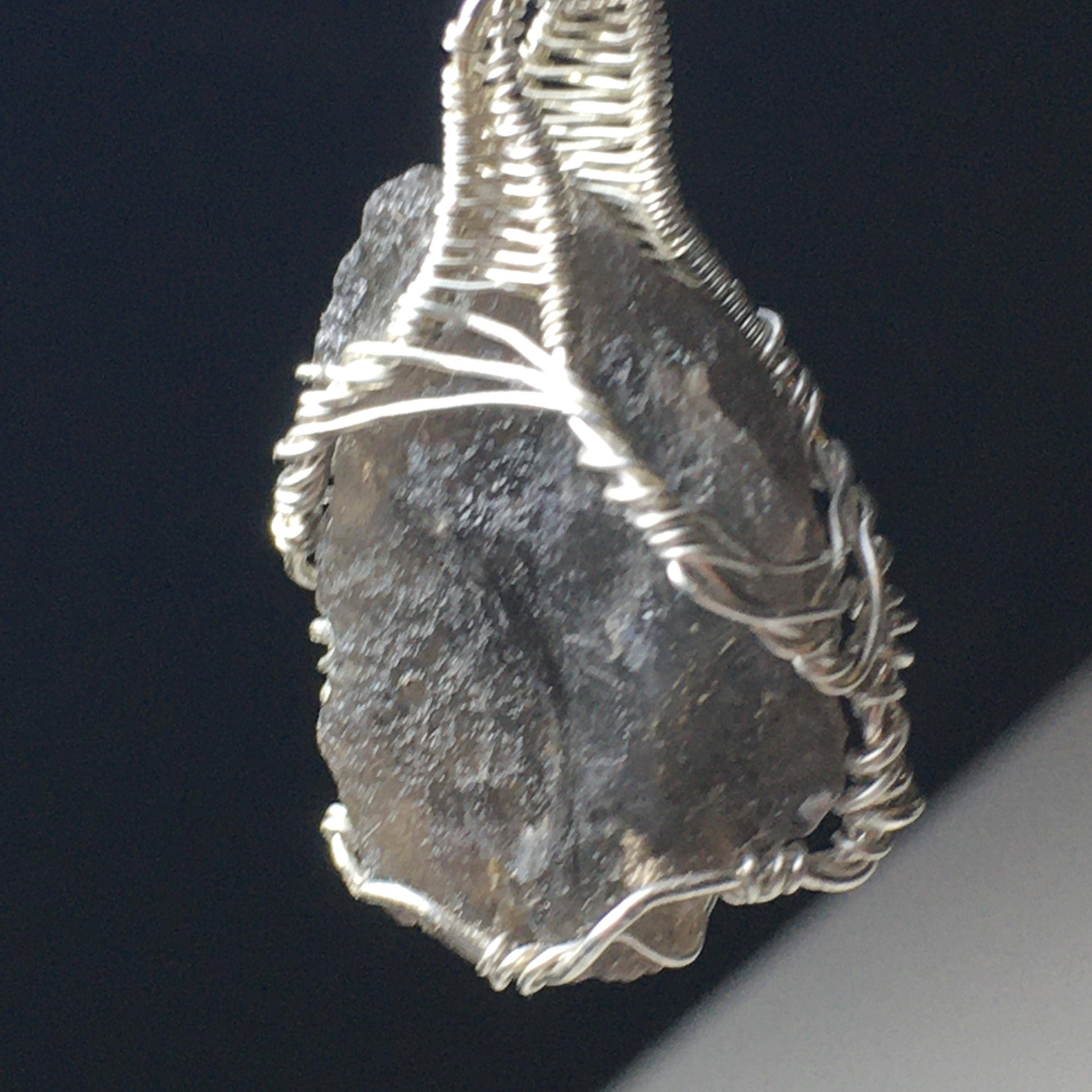 Wildheart Crystals - Wholesale Pendant/Charm Necklace - Tektite Meteorite and Silver Pendant3