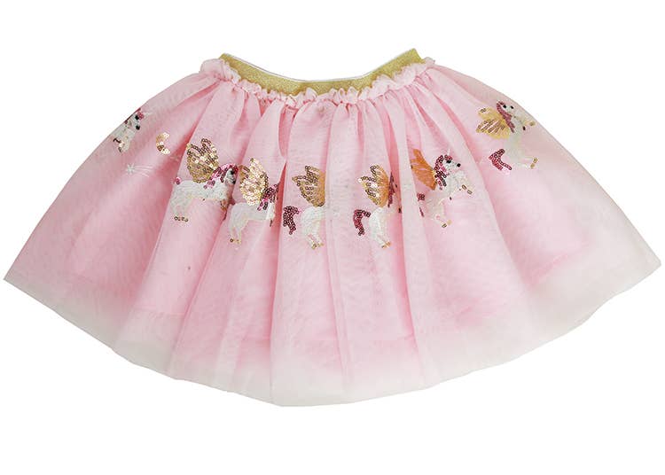 Sparkle Sisters by Couture Clips - Wholesale Tutu - Kids - Pink and Gold Sequin Unicorn Tutu0