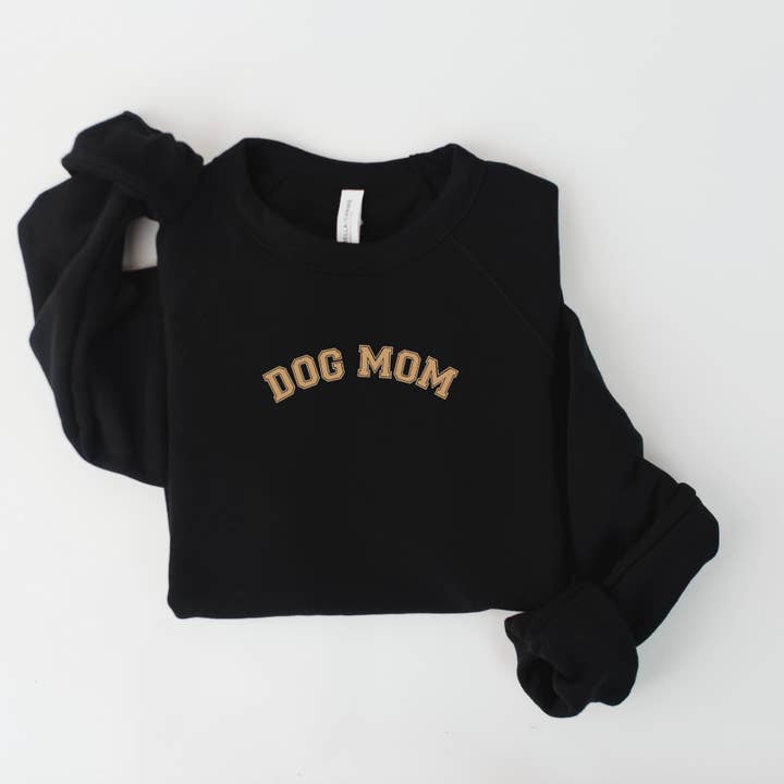 Dog Mom Varsity Pullover for wholesale by SBG Co.