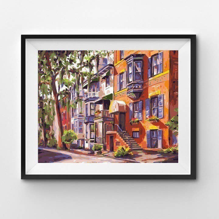 Winnie's Picks - Wholesale DIY Craft Kit - Hull Street in Chippewa Square - Paint by Numbers - Teacher Appreciation Gifts1