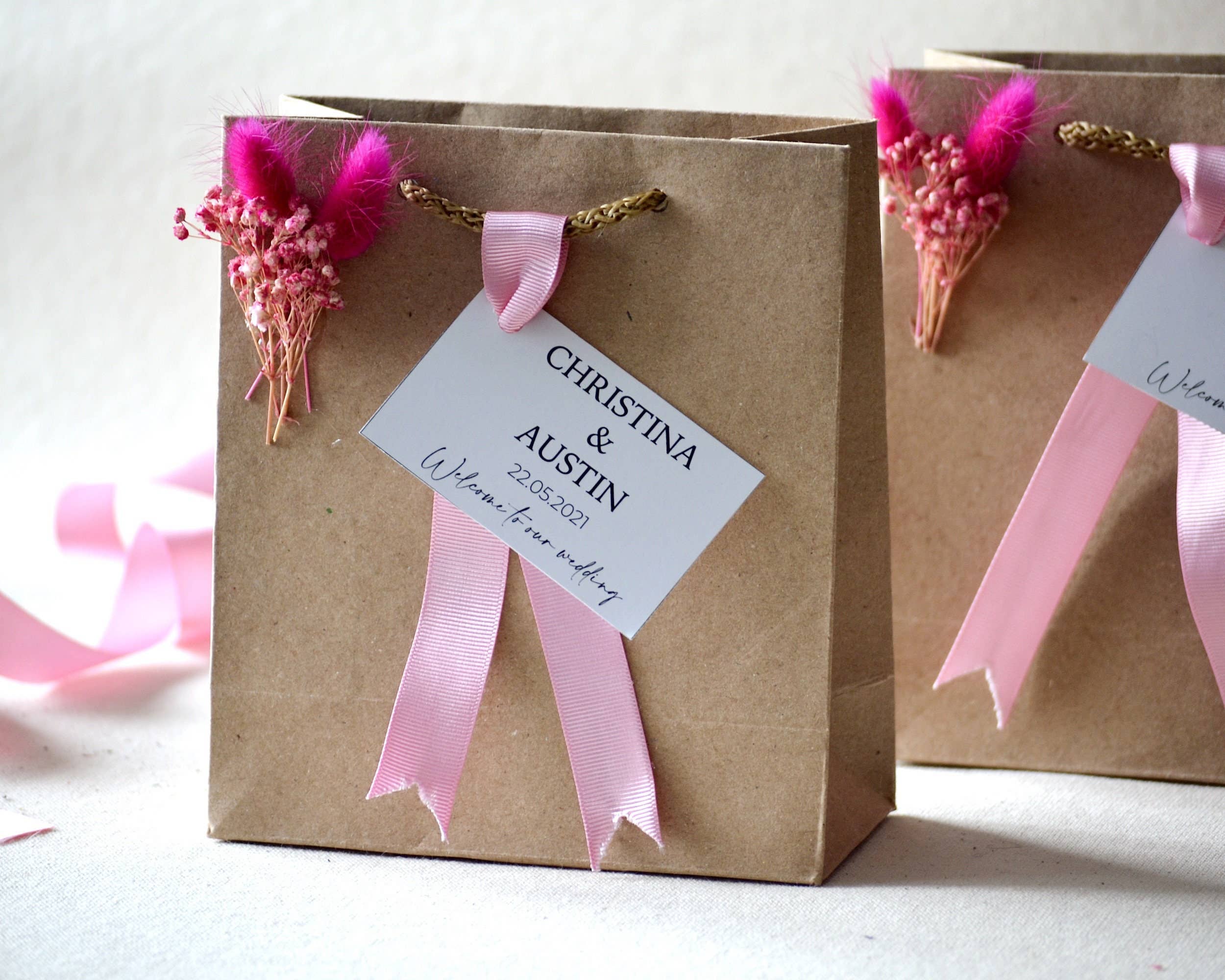 Uniq Favors - Wholesale Party Favor Bag/Box - Baby Shower Bag Favors, Kraft Paper Bag, Quinceanera Favors0