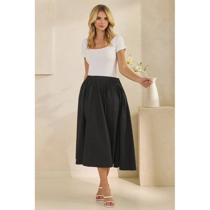 Veveret - Wholesale Skirt - Women's - Midi Pull on Skirt8