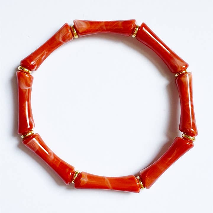 Sandy + Rizzo – wholesale Beaded bracelet – Bamboo Acrylic Bracelets13