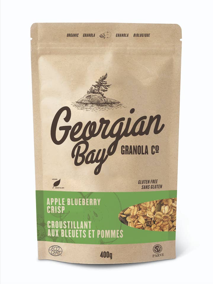 Apple Blueberry Crisp for wholesale by Georgian Bay Granola Company