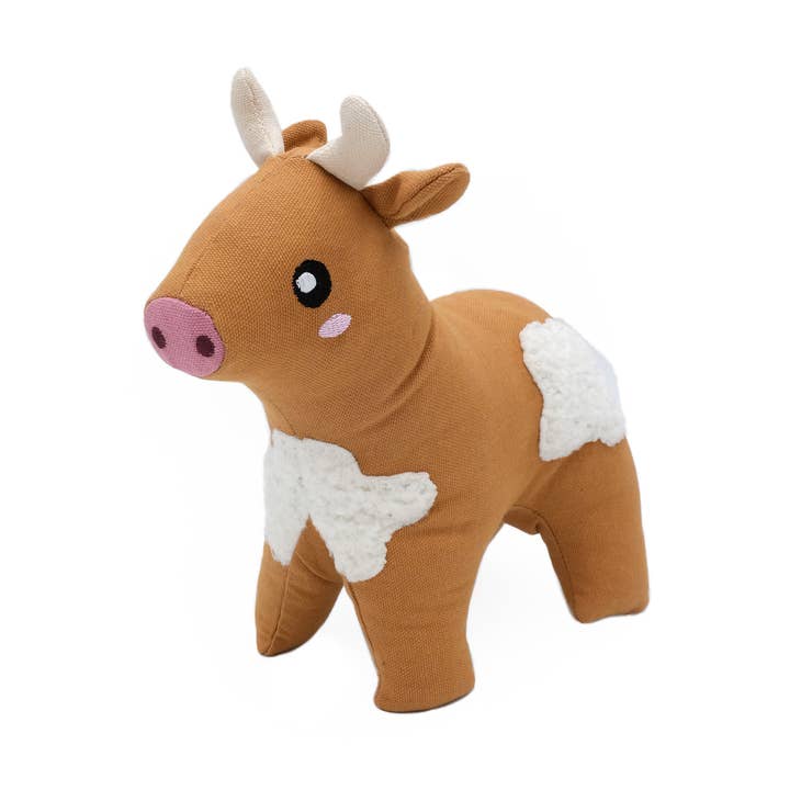 ecoZippy Cotton Cuddler - Cow - Dog Toy for wholesale by ZippyPaws