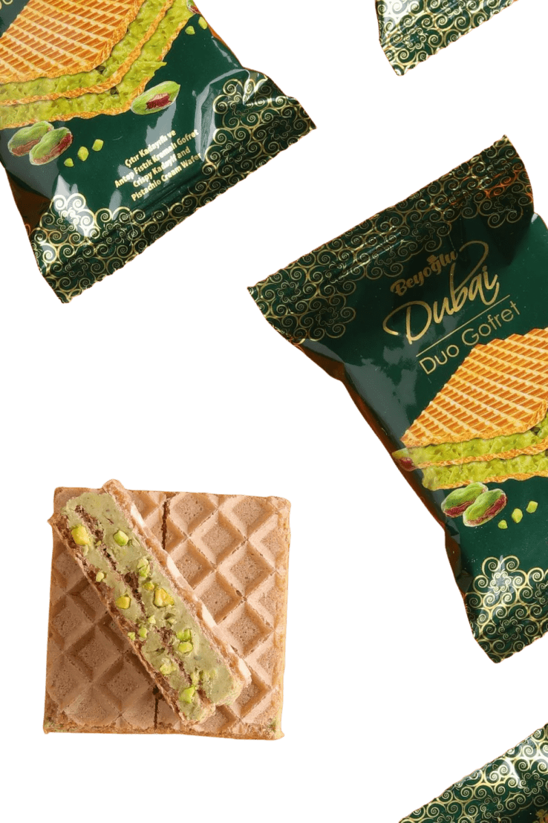 Aladdin - Wholesale Cookie - Beyoglu Dubai Duo Wafer Pistachio Kadayif 36g Turkish3
