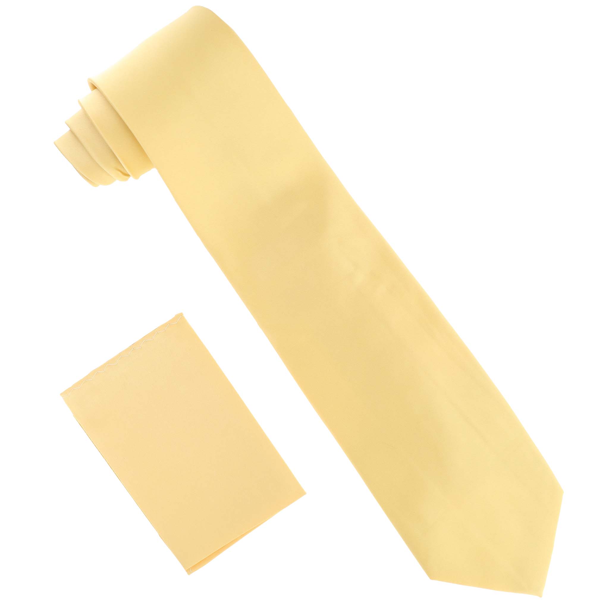 Dubal Brothers – wholesale Slipsar – Herr – Vittorio Farina Solid Satin slips & Pocket Square av Classy Manschettknappar17