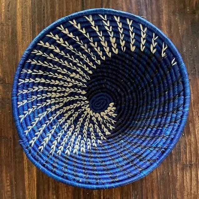 Kongeblå Kongeblå Raffia Frugtkurv for engroshandel på Faire