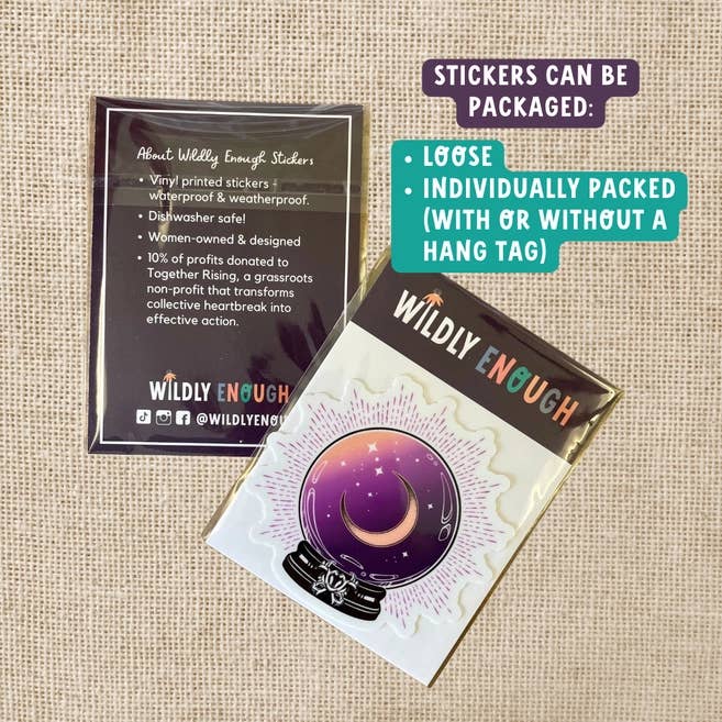 Wildly Enough - Wholesale Phone & Laptop Stickers - Mind Your Mettle Sticker | Defy The Night Inspired