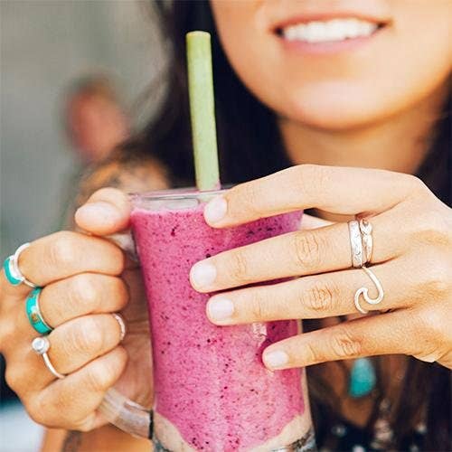 Being Co. - Venta al por mayor Pajitas para beber - Juego de pajitas doradas con bolsa de tela ecológica gratuita1