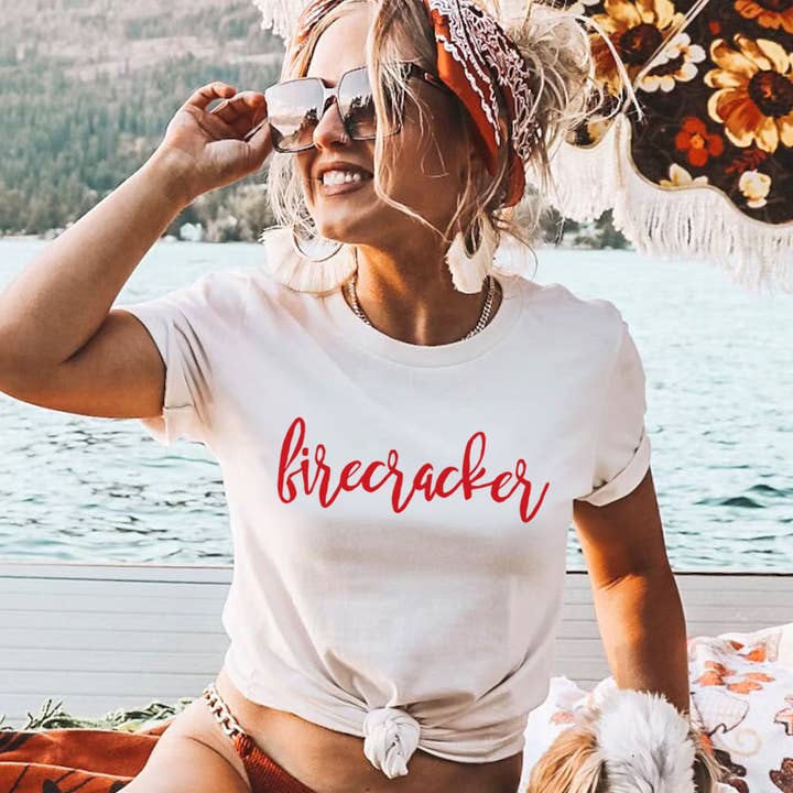 House Of Rodan - Wholesale T-Shirt (Graphic) - Women's - 4th of July - Firecracker - T-Shirt