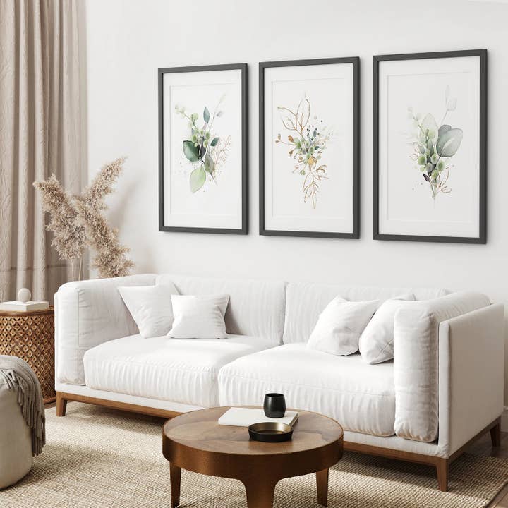 Art Lane - Wholesale Art Print - Green Watercolor Botanical Herbal Wall Art Print
