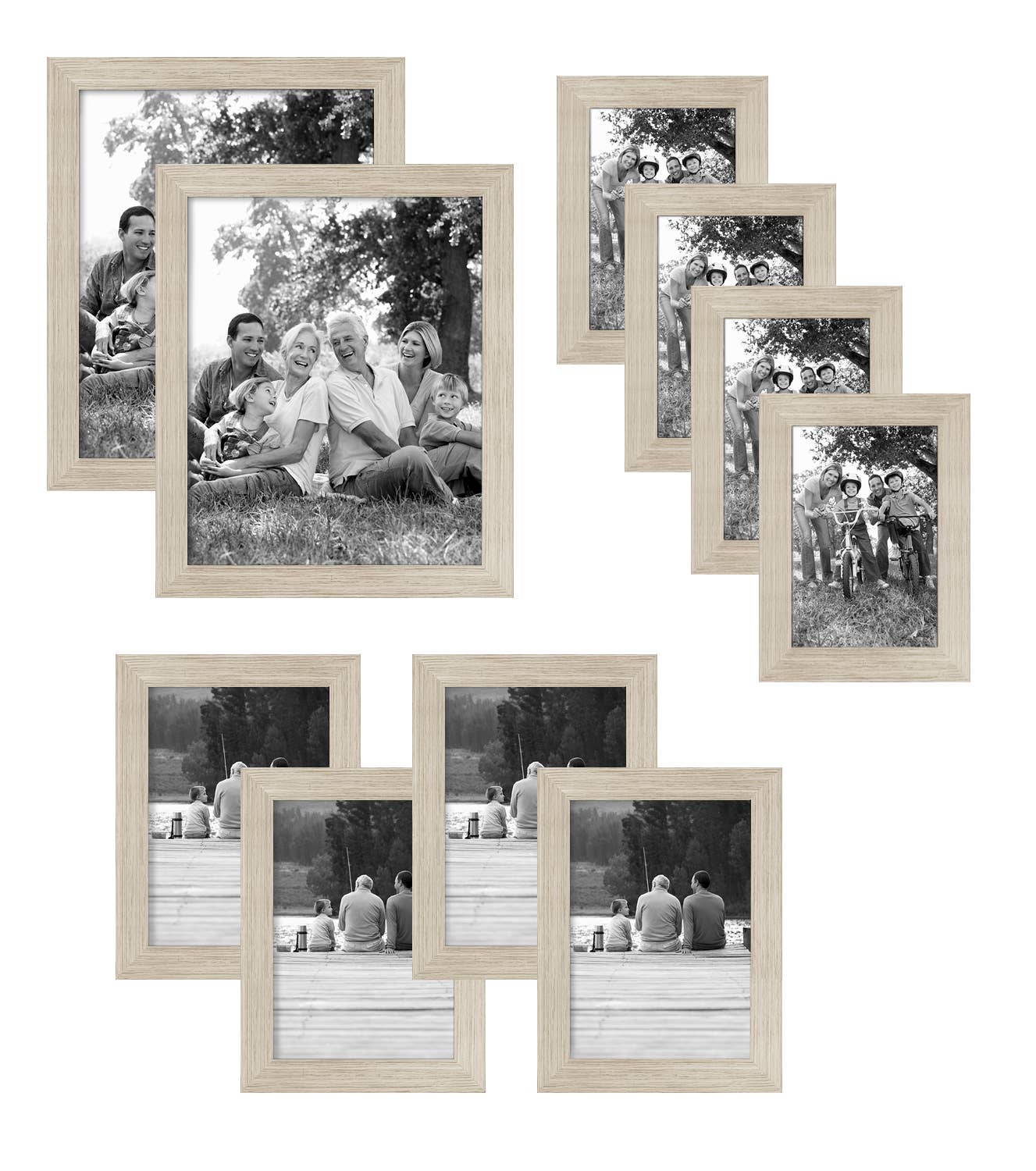 Americanflat - Wholesale Picture Frame - Americanflat Gallery Wall Frame Set (10 Pack)12