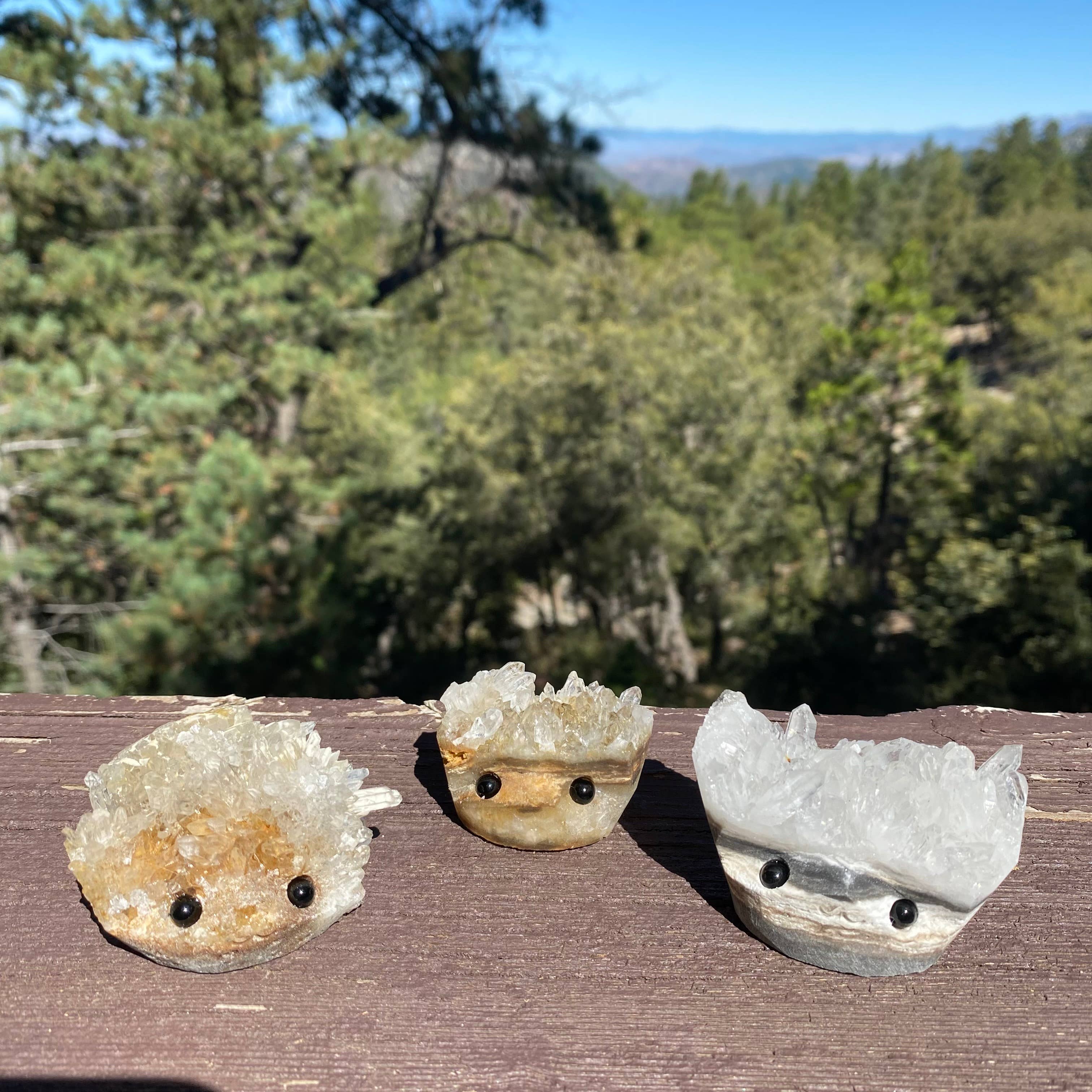 Wax Apothecary - Wholesale Spiritual Stone/Crystal - Sparkle Geode Buddies & Crystal Cluster Rock Friends MED 💎✨14