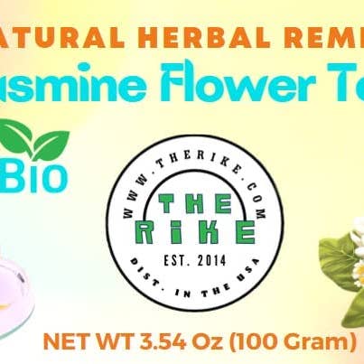 The Rike - Wholesale Loose Tea - Dried Jasmin Buds Herbal Tea white Jasmine Flower Tea 100 gr6