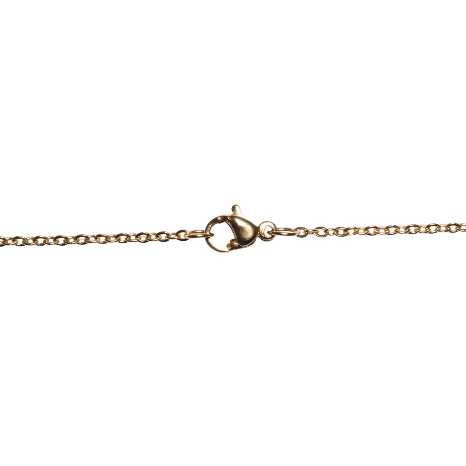 Foliesbijoux - Wholesale Link & Chain Necklace - 10 stainless steel gold chains (1-0.4) D1
