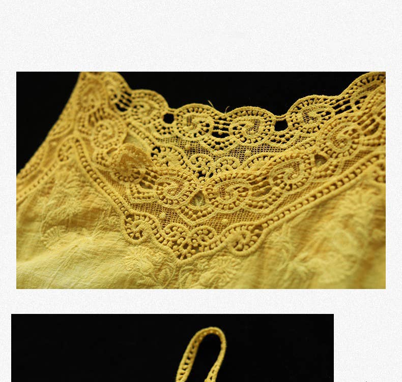 Hope & Sunshine - Wholesale Camisole - Dames - Stone Wash topje met kanten rand16