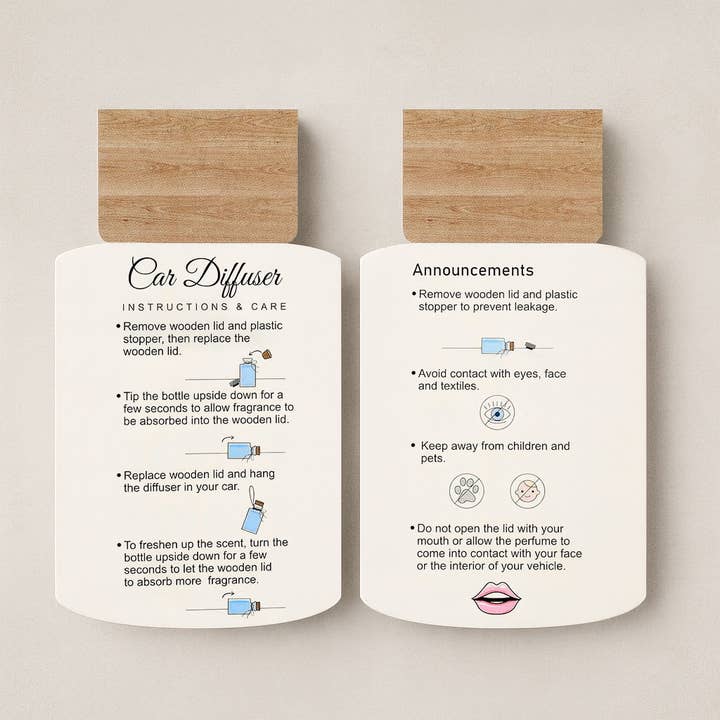 Ember & Elm Home Decor & More - Wholesale Car Freshener - Unisex - Élan Collection Car Fragrance Diffuser Set7