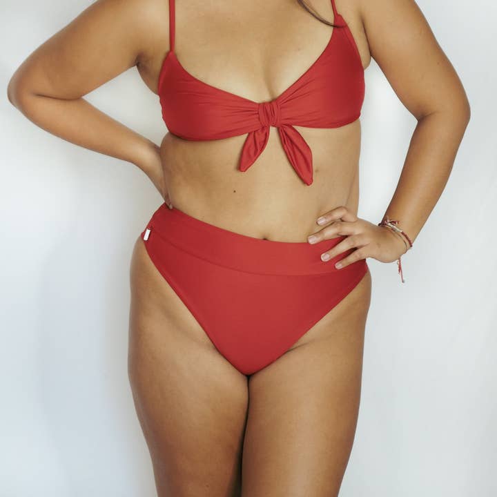Marveca Beachwear – Großhandel Bikini-Unterteil – Damen – Bottom Tutu Rot
