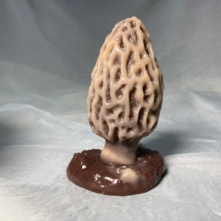 Something Squishy Toys - Wholesale Sex Toy - Silicone Morel Mushroom Plug - Natural Color
