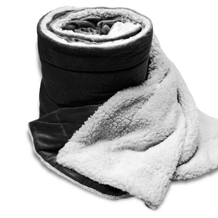 60x72 Oversized Micro Mink Sherpa Deken voor wholesale door FleecePro