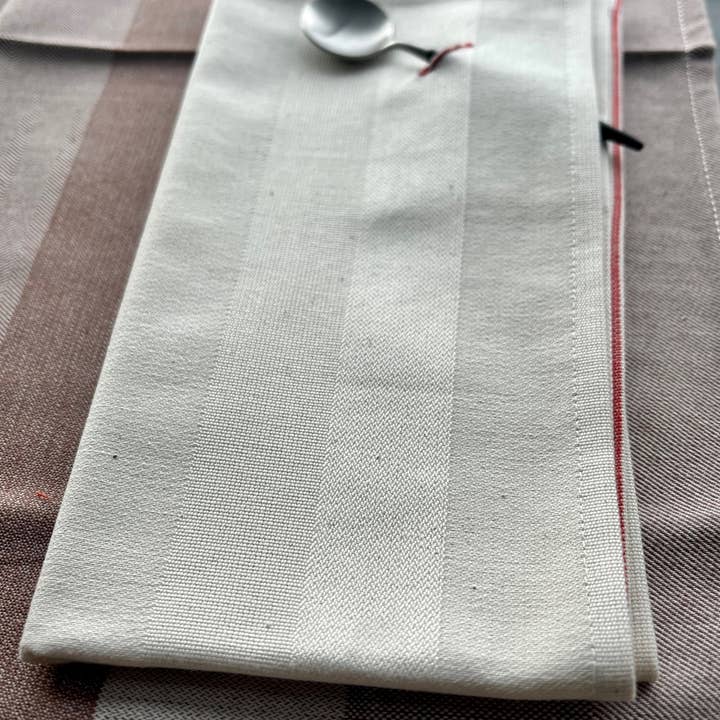 Dresseur de tables - Vendita all'ingrosso Tovaglioli da tavola in stoffa - Asciugamano con asola BLANQUETTE - 100% cotone16