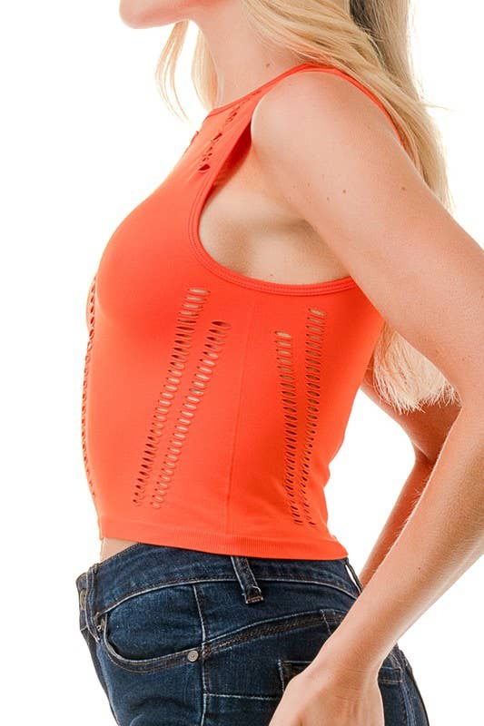 MIO WHOLESALE - Wholesale Tank Top - Women's - NT59 LASER CUT TANK TOP9